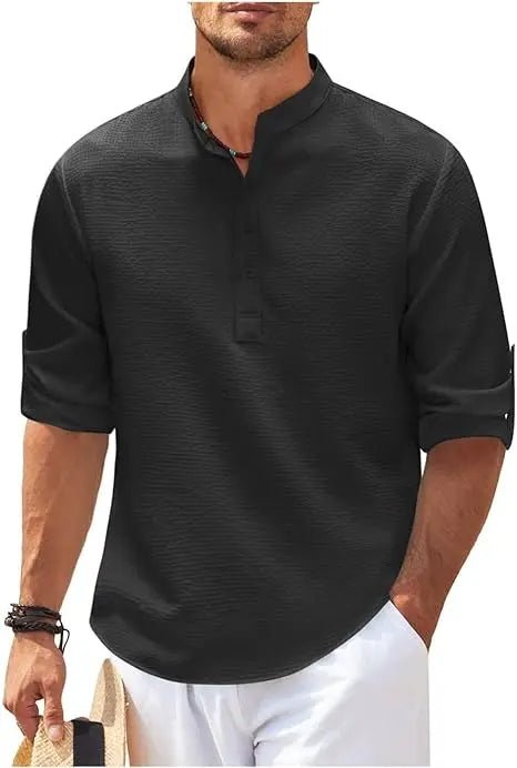 T-shirt | Hugo, men's, checkered | Rolled-up sleeves, casual style