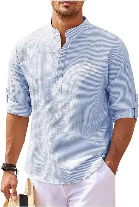 T-shirt | Hugo, men's, checkered | Rolled-up sleeves, casual style