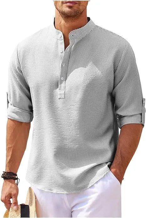 T-shirt | Hugo, men's, checkered | Rolled-up sleeves, casual style