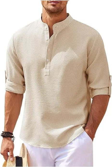 T-shirt | Hugo, men's, checkered | Rolled-up sleeves, casual style