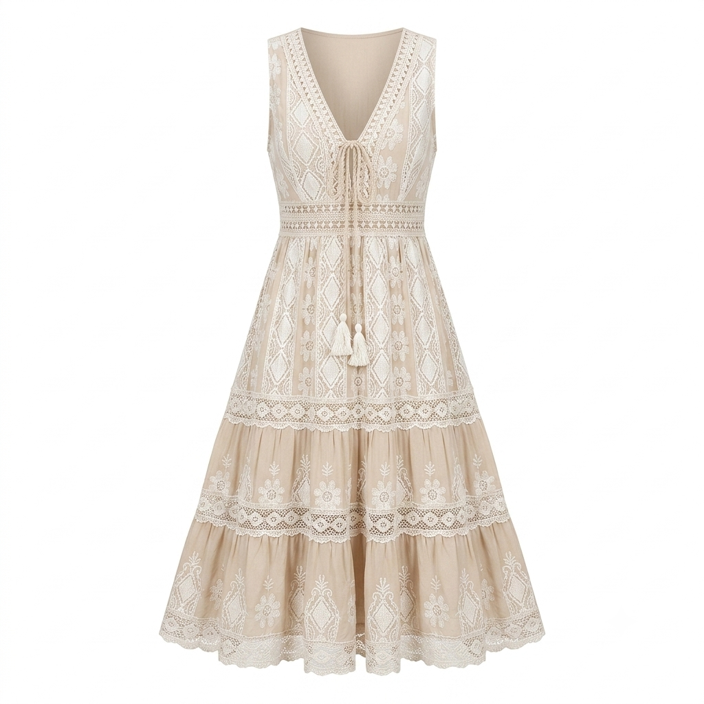 Summer Dress | Women's, Bohemian Style | Viscose