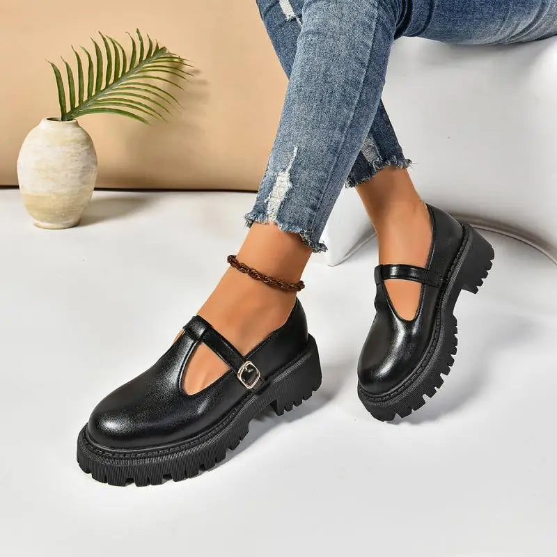 Mary Jane shoes | Black | Orthopedic design