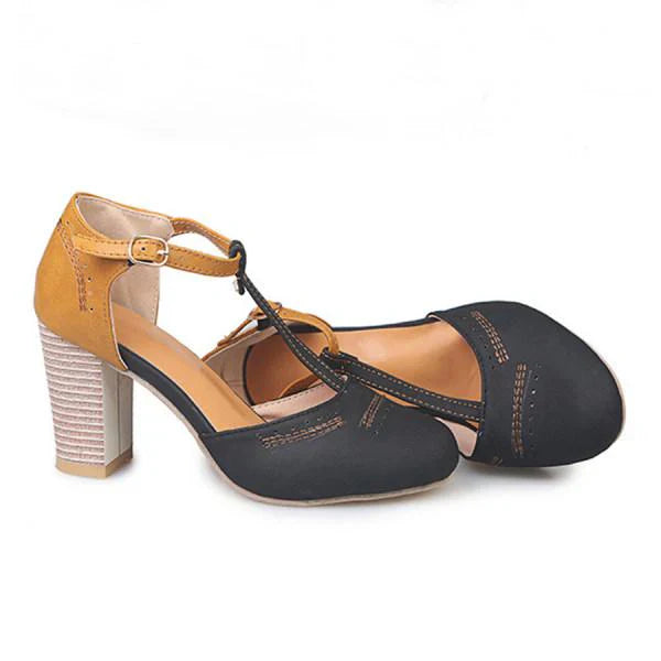 Women's Orthopedic High Heels Block Heel Astrid