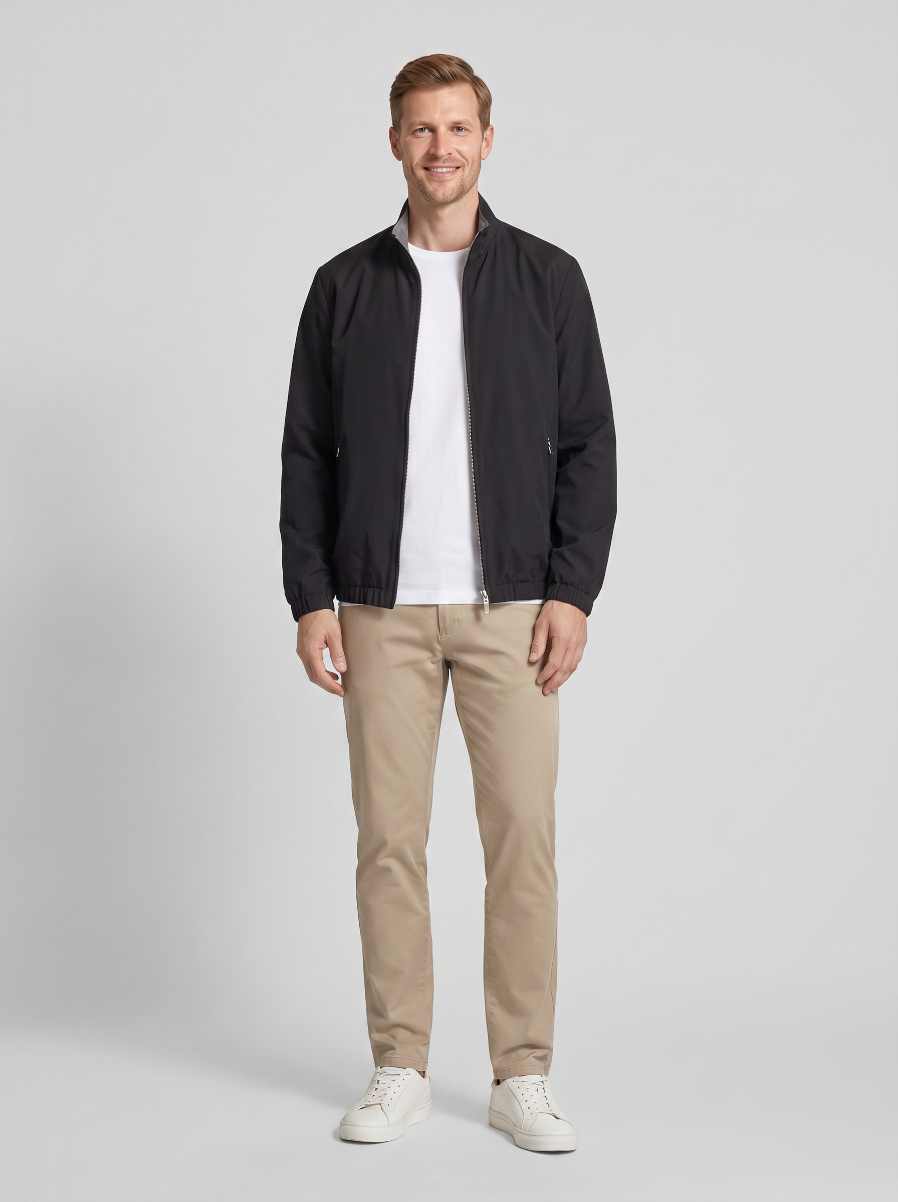 Juno | Men's Bomber Jacket | Lightweight Zipper