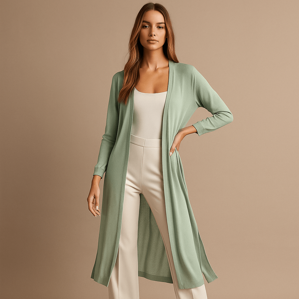Long cardigan | Comfortable, stylish | Warm