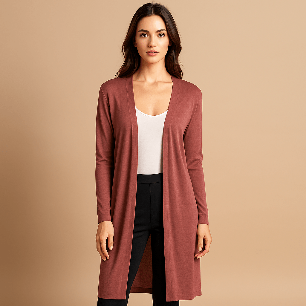 Long cardigan | Comfortable, stylish | Warm