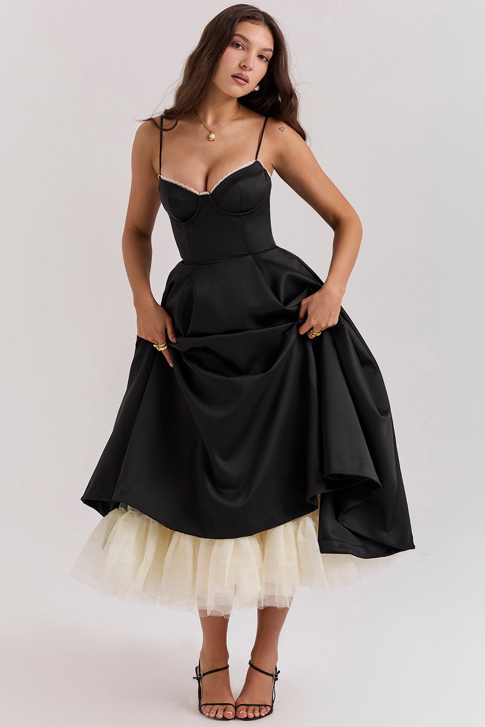 Midi Cocktail Dress Pink - Elegant for Women