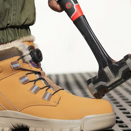 Men's Safety Shoes | Winter, Lined | Twist Lock Fastening, Ankle Model
