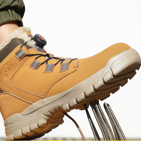 Men's Safety Shoes | Winter, Lined | Twist Lock Fastening, Ankle Model