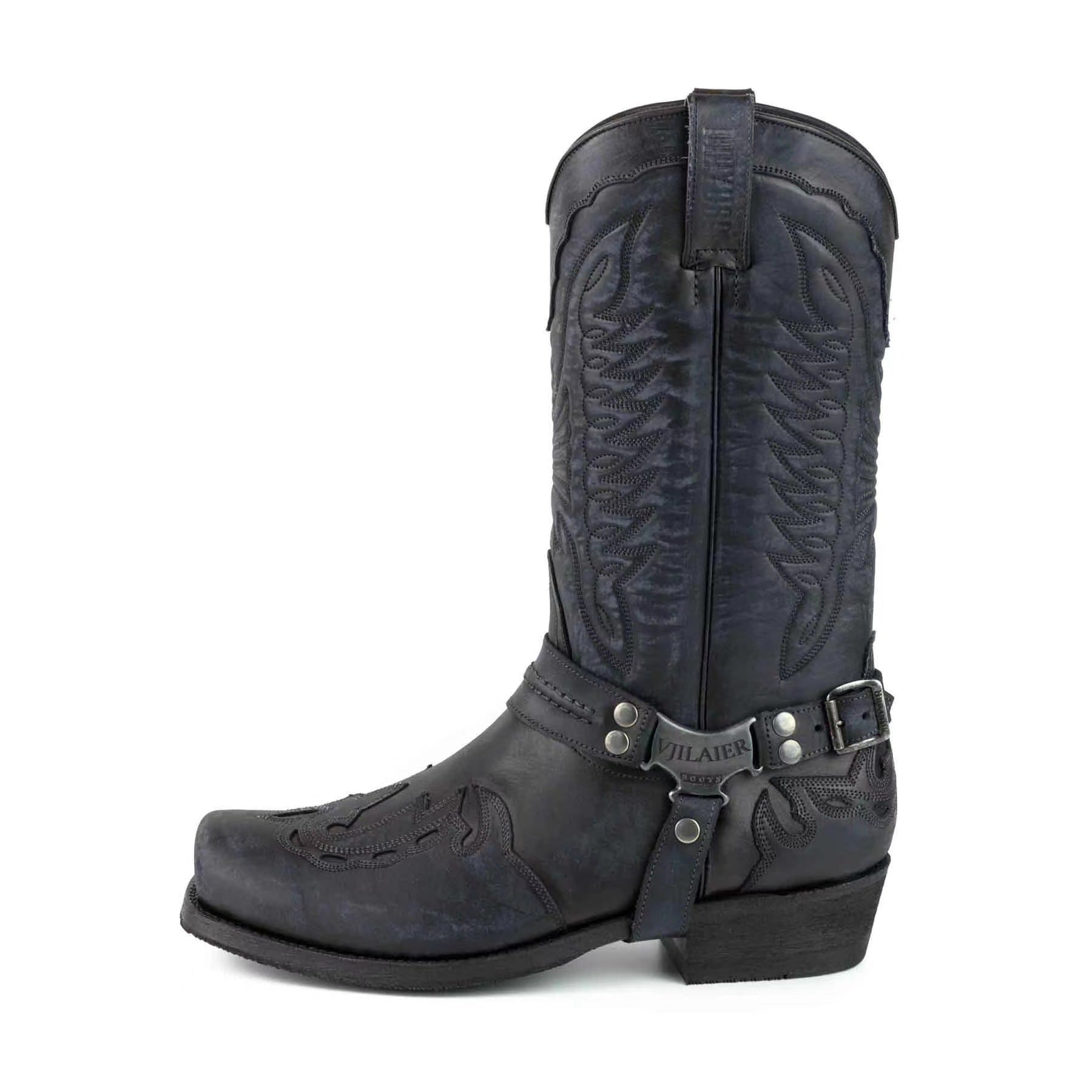 Men's Cowboy Boots | Square Toe, Strap
