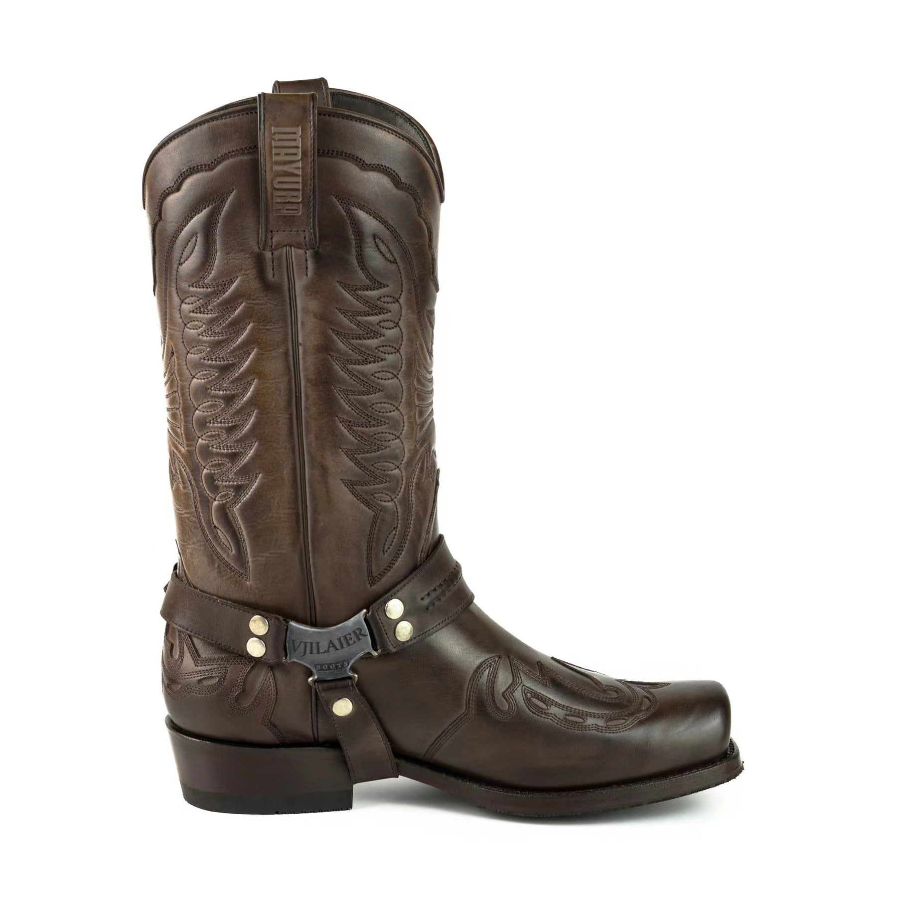 Men's Cowboy Boots | Square Toe, Strap