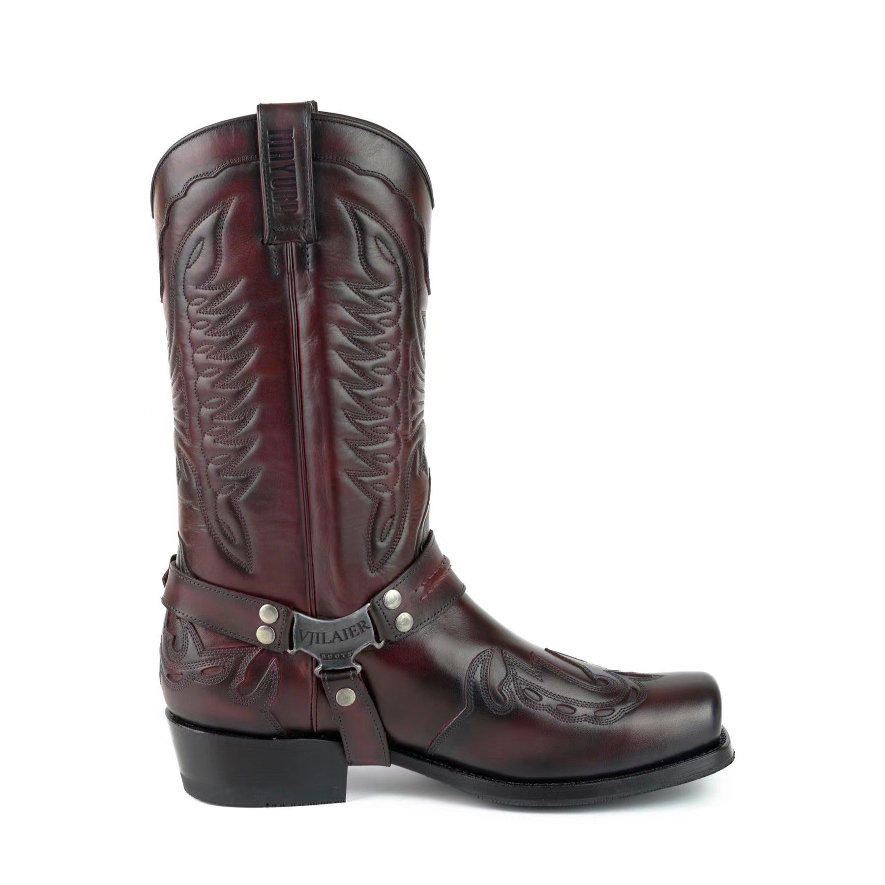 Men's Cowboy Boots | Square Toe, Strap