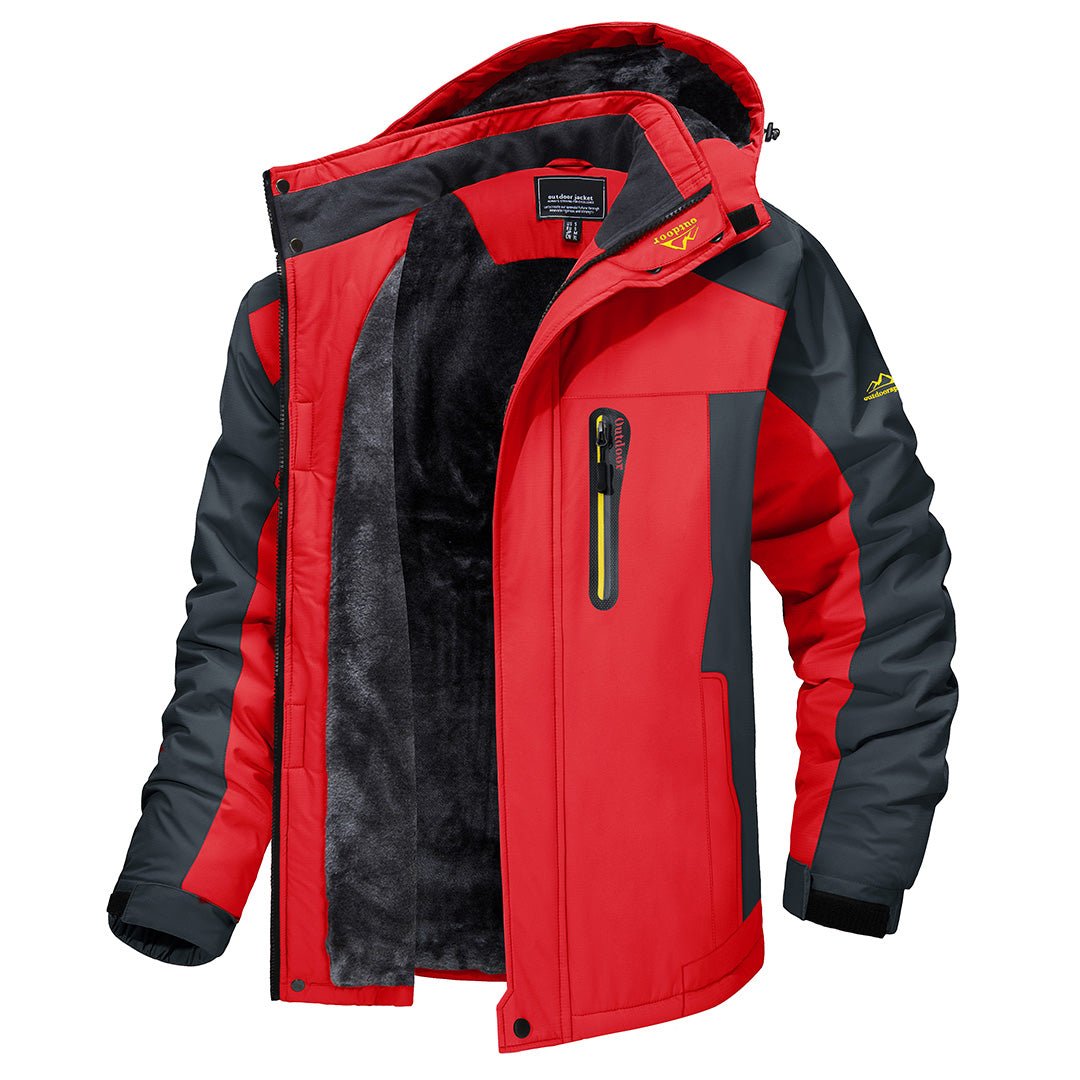 Men's winter shirt | With zipper, cold-resistant | S-5XL