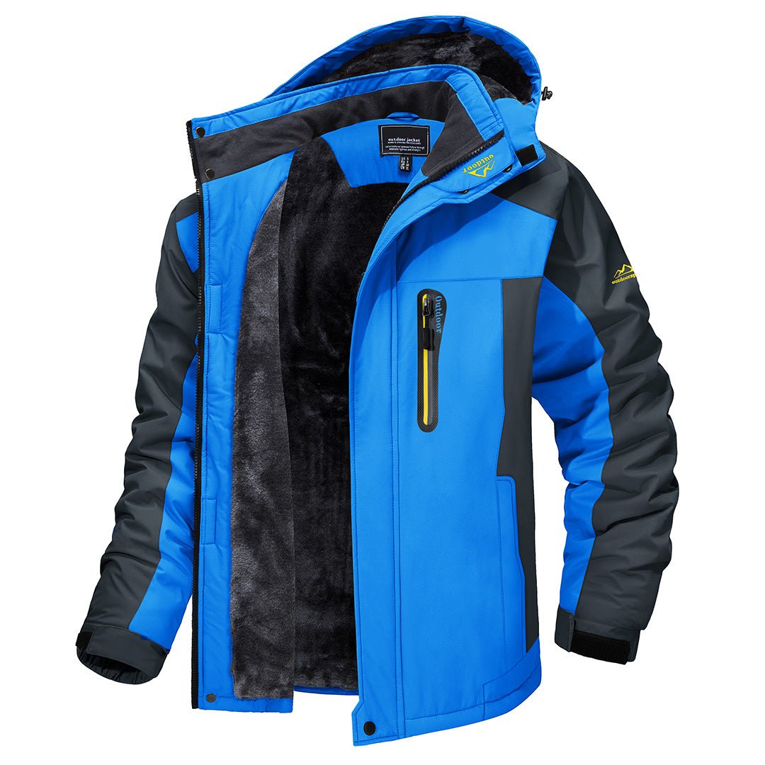 Men's winter shirt | With zipper, cold-resistant | S-5XL