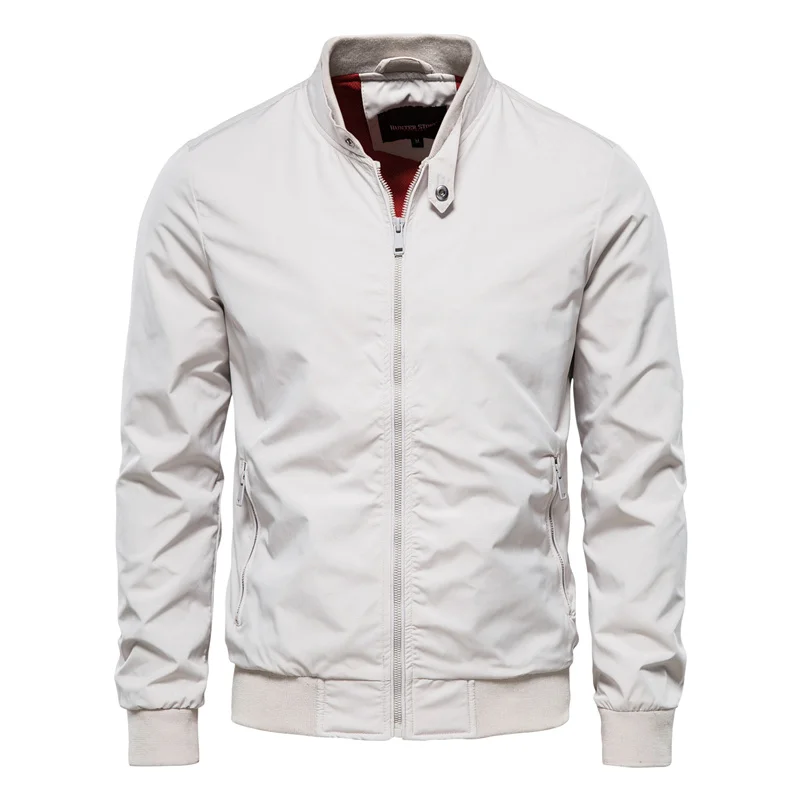 Men's Bomber Jacket | Zipper, Classic Black