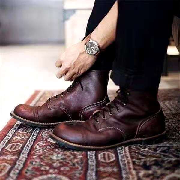 Men’s Boots High-Quality Leather Stylish Shoes