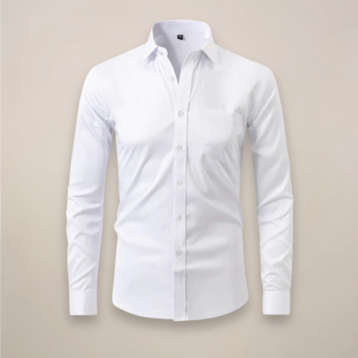 Men's long-sleeve shirt | Structured cut, wrinkle-resistant