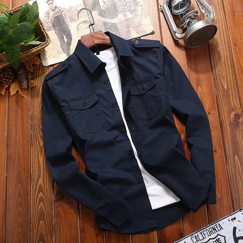 T-Shirts | Tactical shirt, long-sleeved | Utility, with pockets
