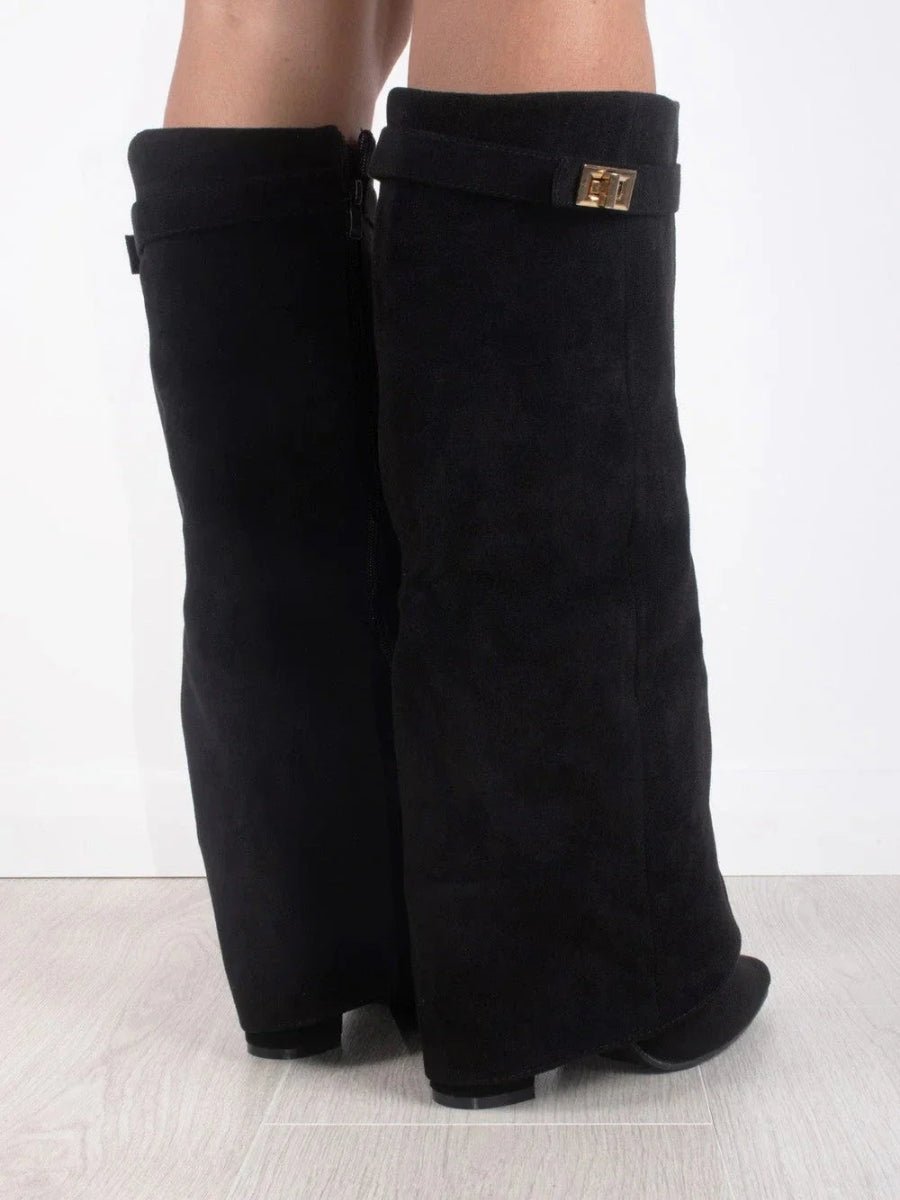 High-heeled boots | Women's, versatile, elegant style