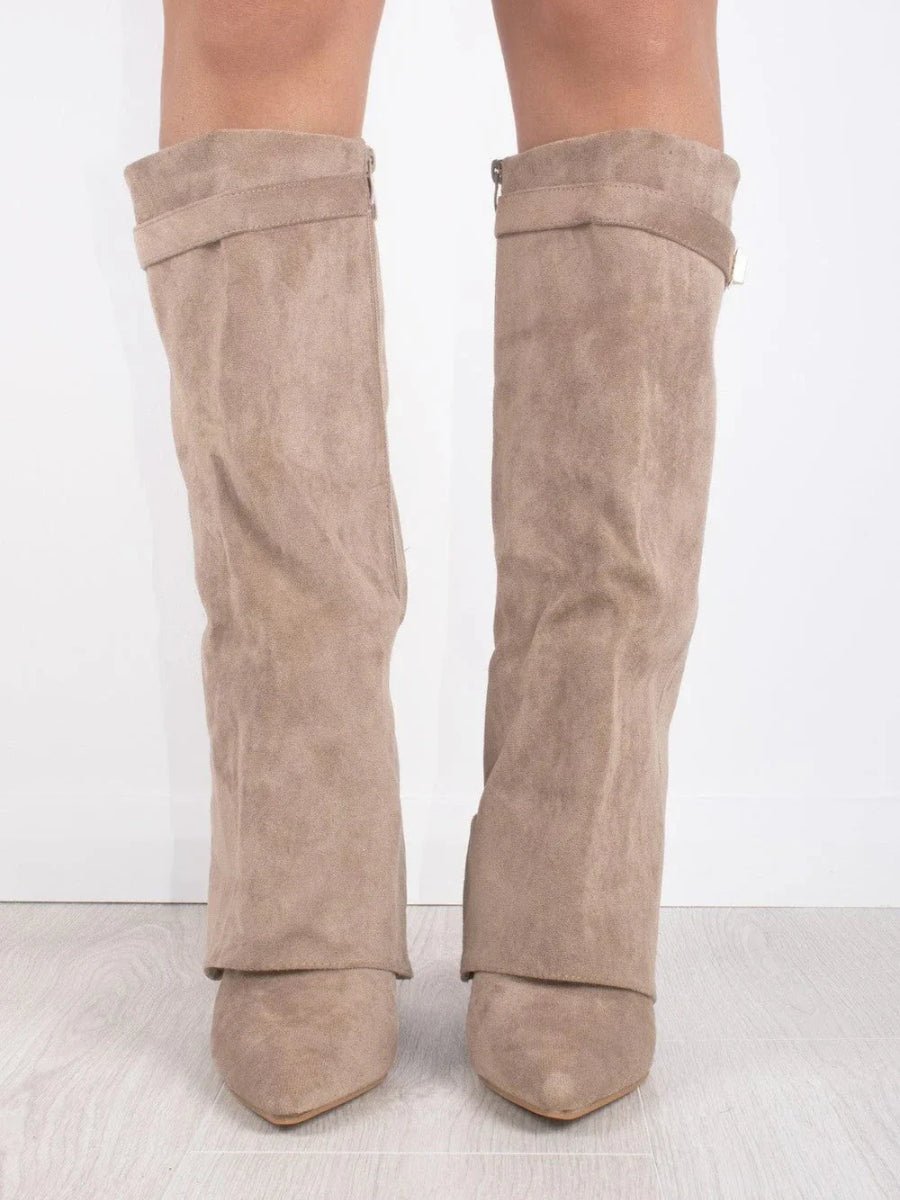 High-heeled boots | Women's, versatile, elegant style