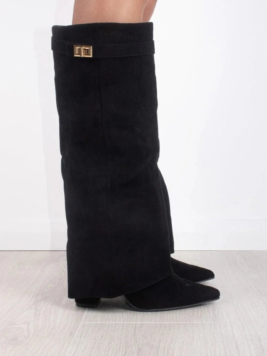 High-heeled boots | Women's, versatile, elegant style