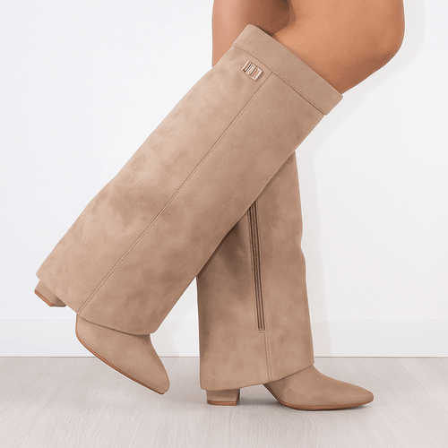 High-heeled boots | Women's, versatile, elegant style
