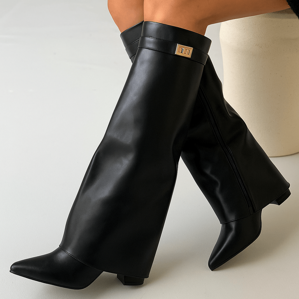 High-heeled boots | Women's, versatile, elegant style