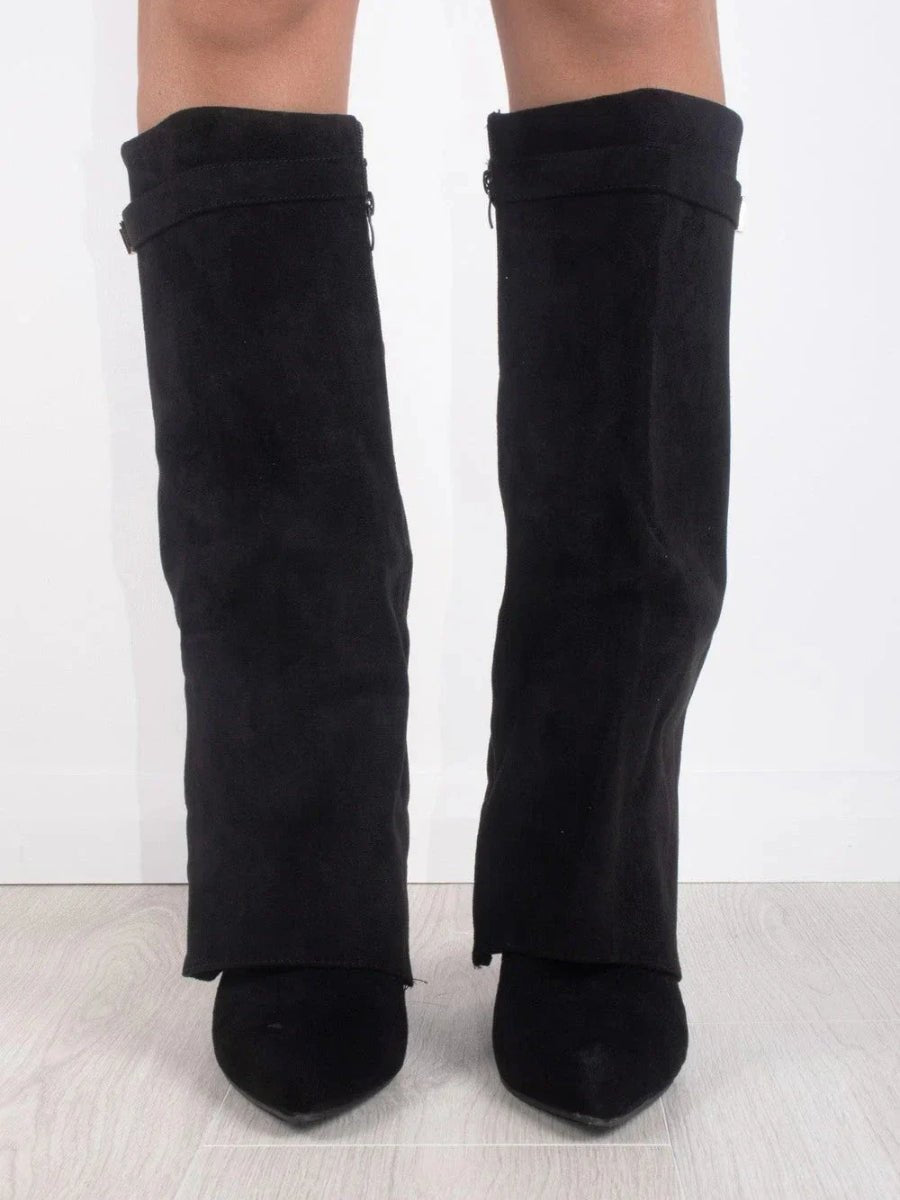 High-heeled boots | Women's, versatile, elegant style