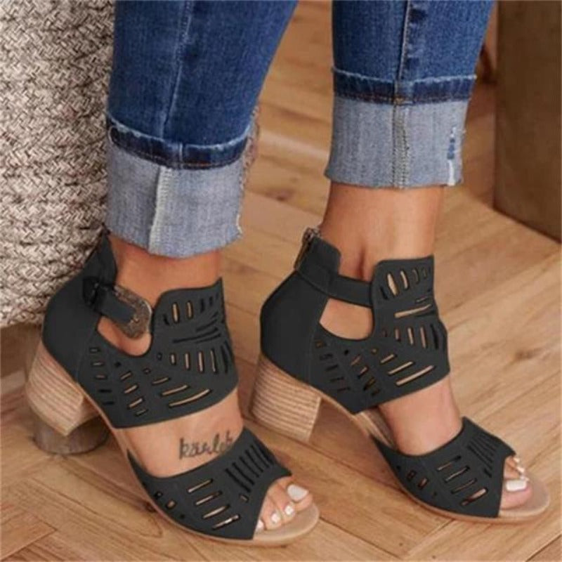 Women's leather breathable sandals Jaana