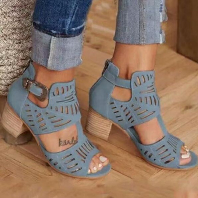 Women's leather breathable sandals Jaana