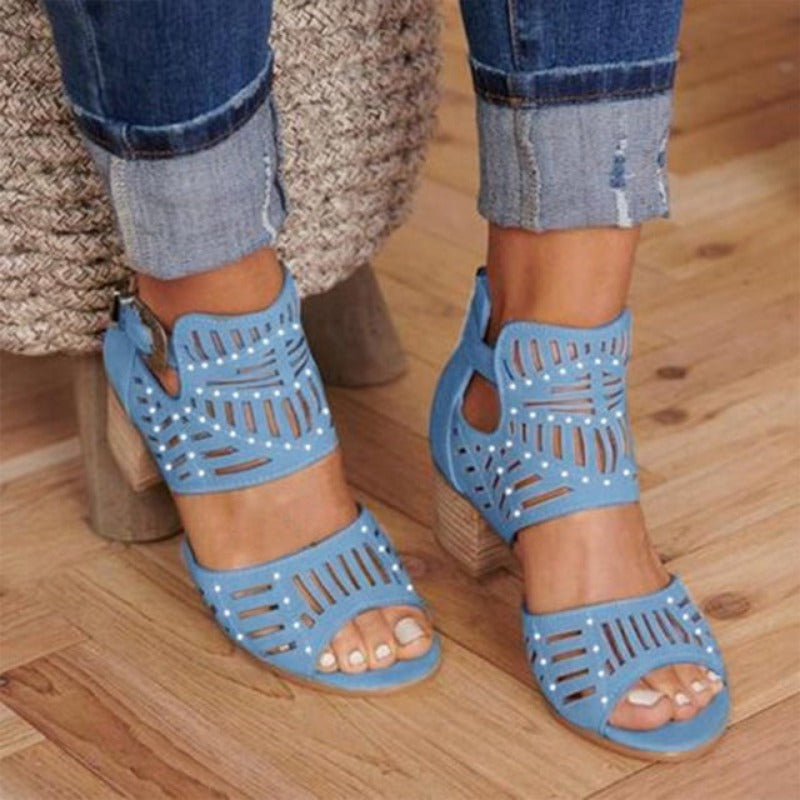 Women's leather breathable sandals Jaana