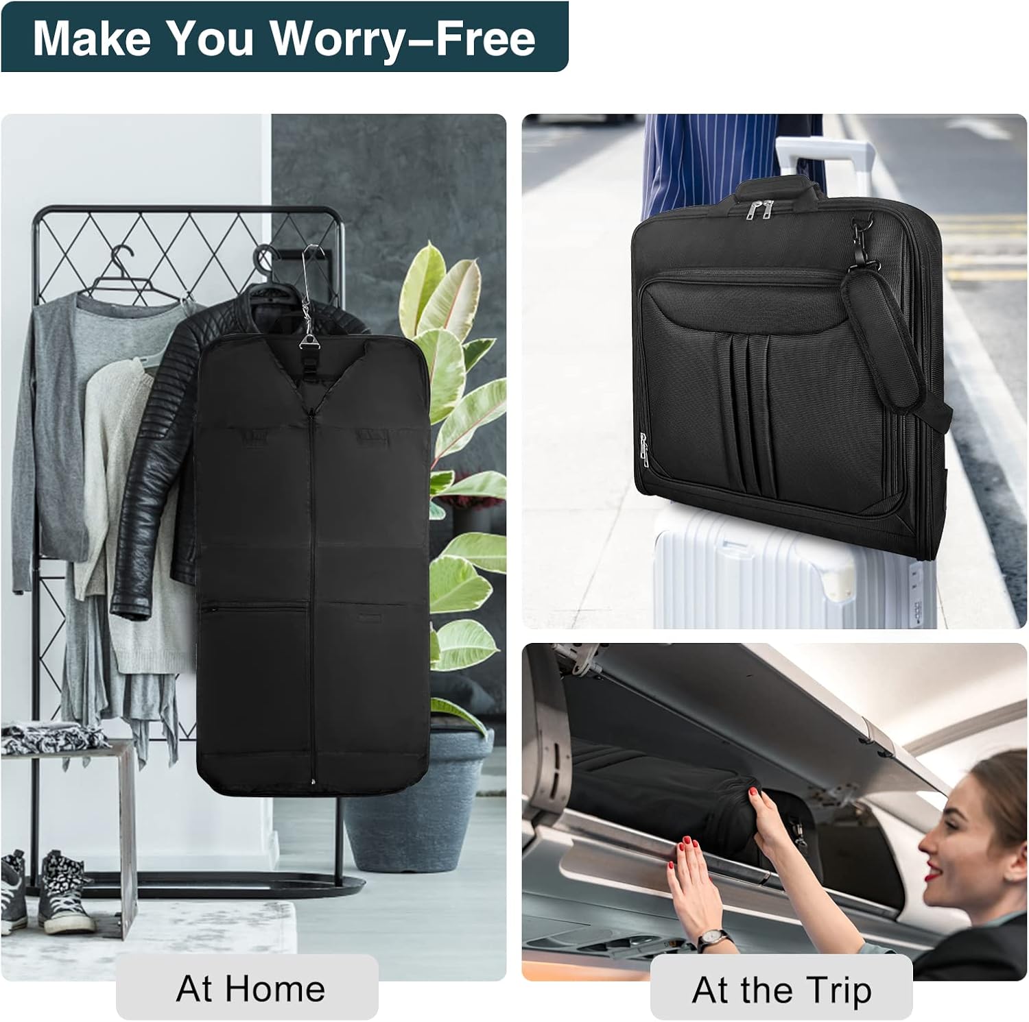Storage for travel gear clothing | Waterproof, portable 45L