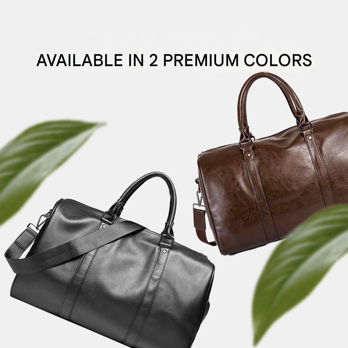 Travel suitcase | Leather-like, Lightweight, and Spacious | Carry bag