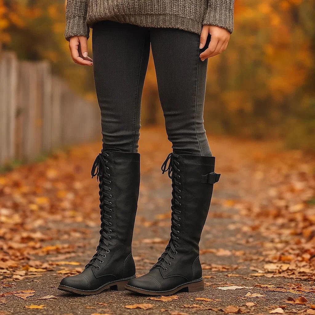 Women's Orthopedic Boots with Flexible Sole Support and Soft Fabric