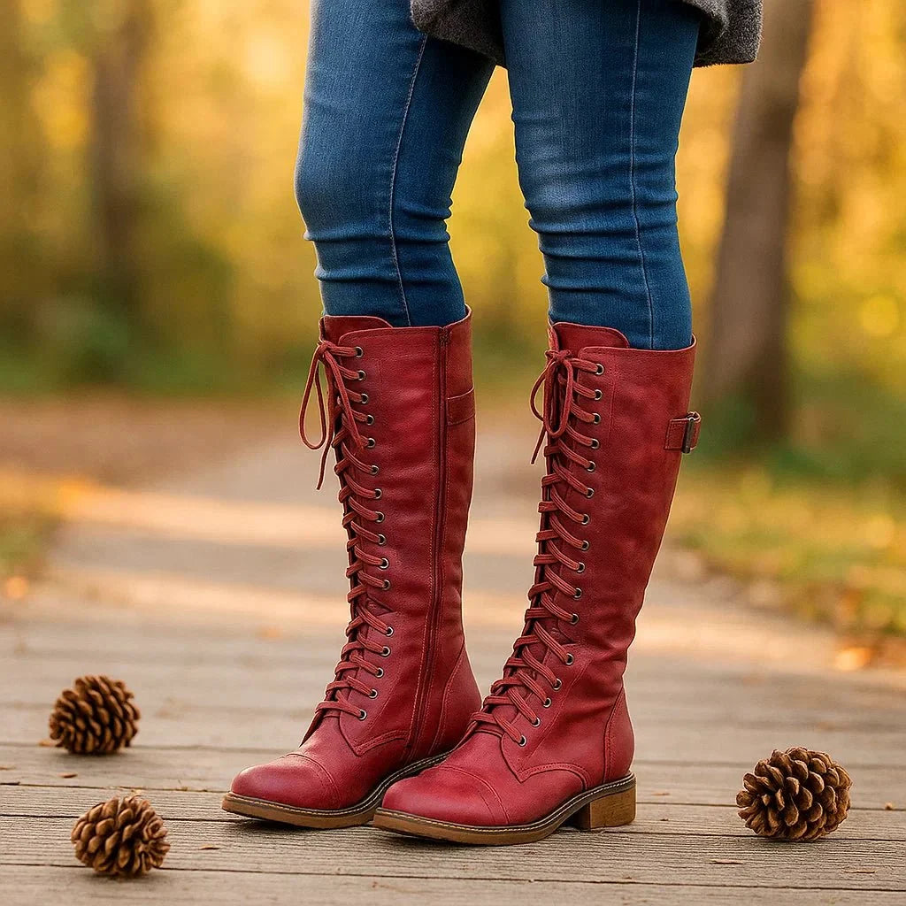 Women's Orthopedic Boots with Flexible Sole Support and Soft Fabric