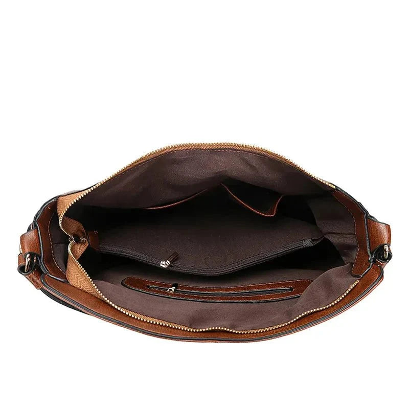 Women's Leather Crossbody Bag Spacious