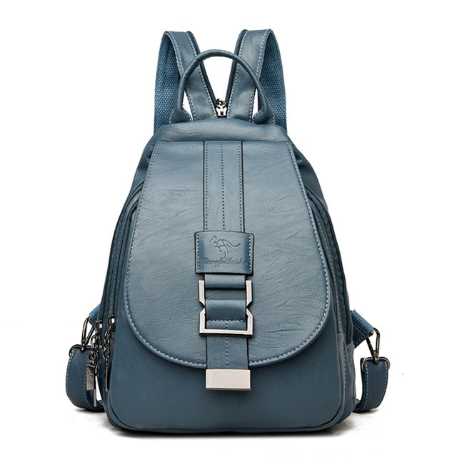 Women's Leather Backpack | Waterproof Leather, Suitcase | Organized