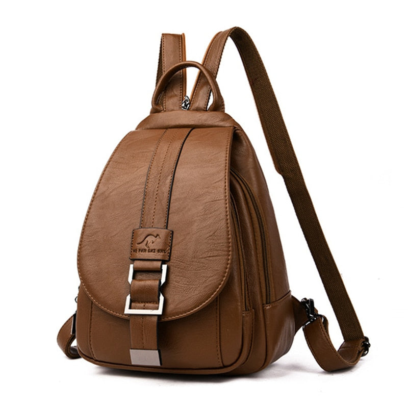 Women's Leather Backpack | Waterproof Leather, Suitcase | Organized