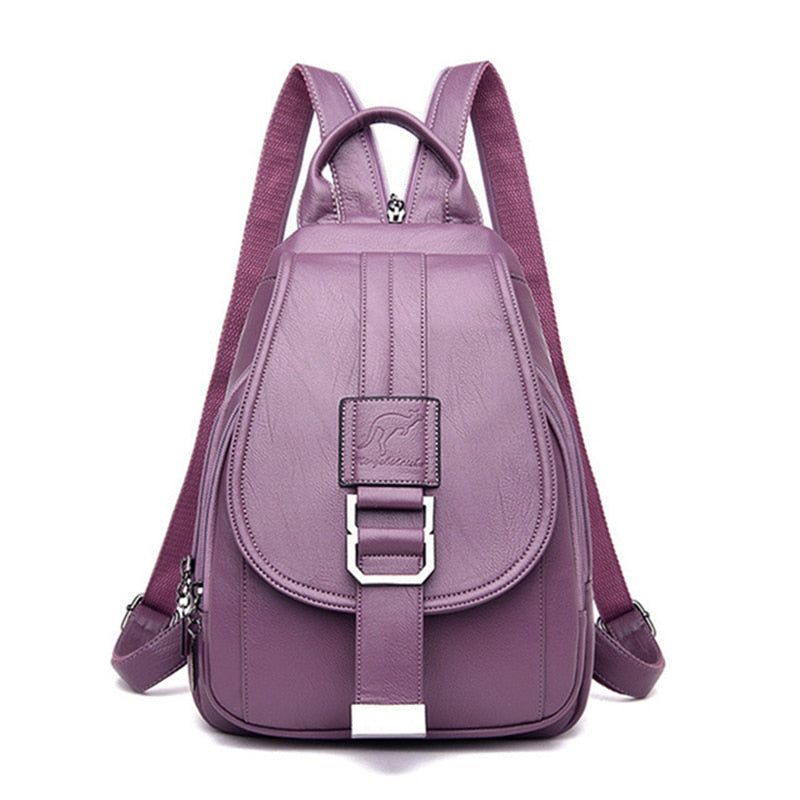 Women's Leather Backpack | Waterproof Leather, Suitcase | Organized